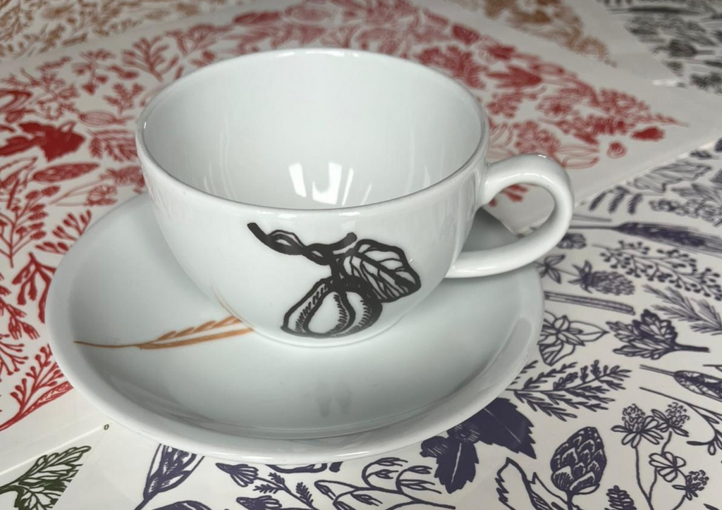 Porcelāna darbnīca ar dekolu tehniku | Kristīne Zemļicka–Brālēna