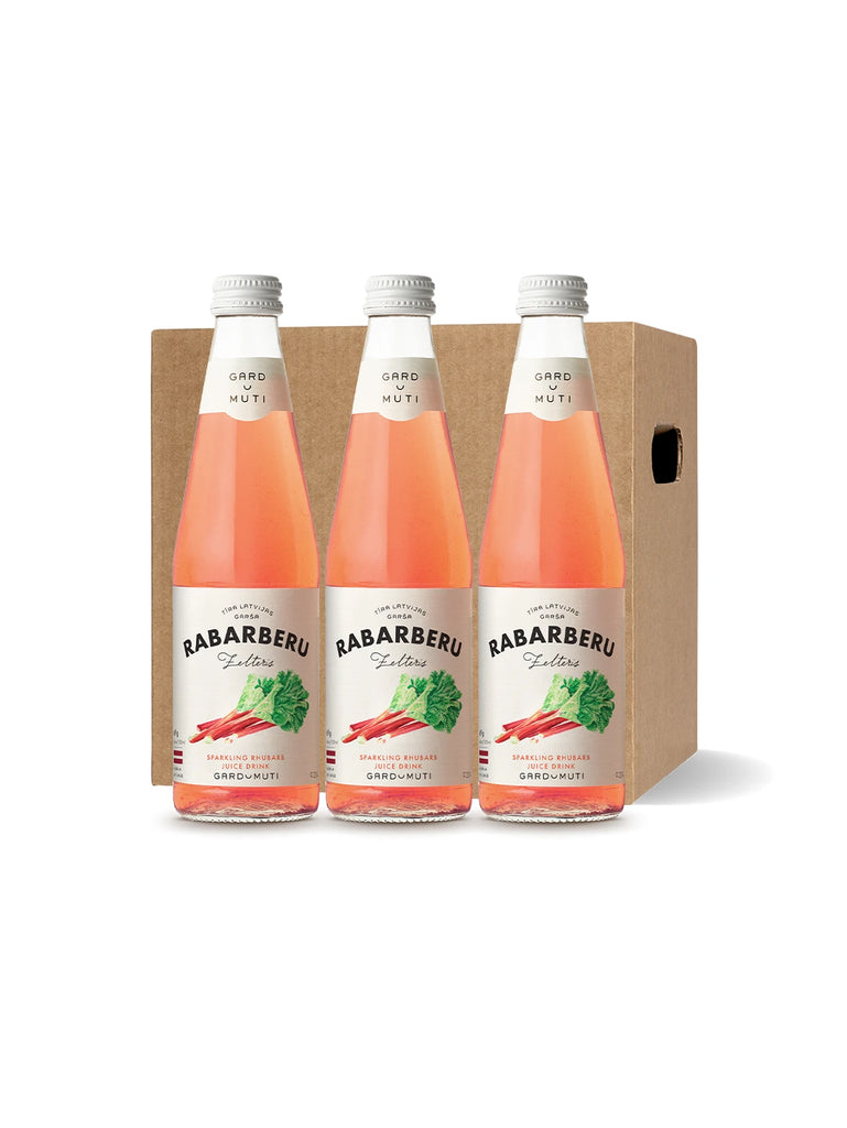 GARDU MUTI Latvijas Rabarberu Zelteris 12 X 0 33 L SIA Gardu muti latvijas rabarberu zelteris 12 x 0 33 l sia
